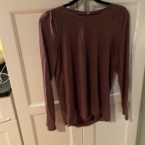 Lululemon long sleeve shirt with a cool cut out back.